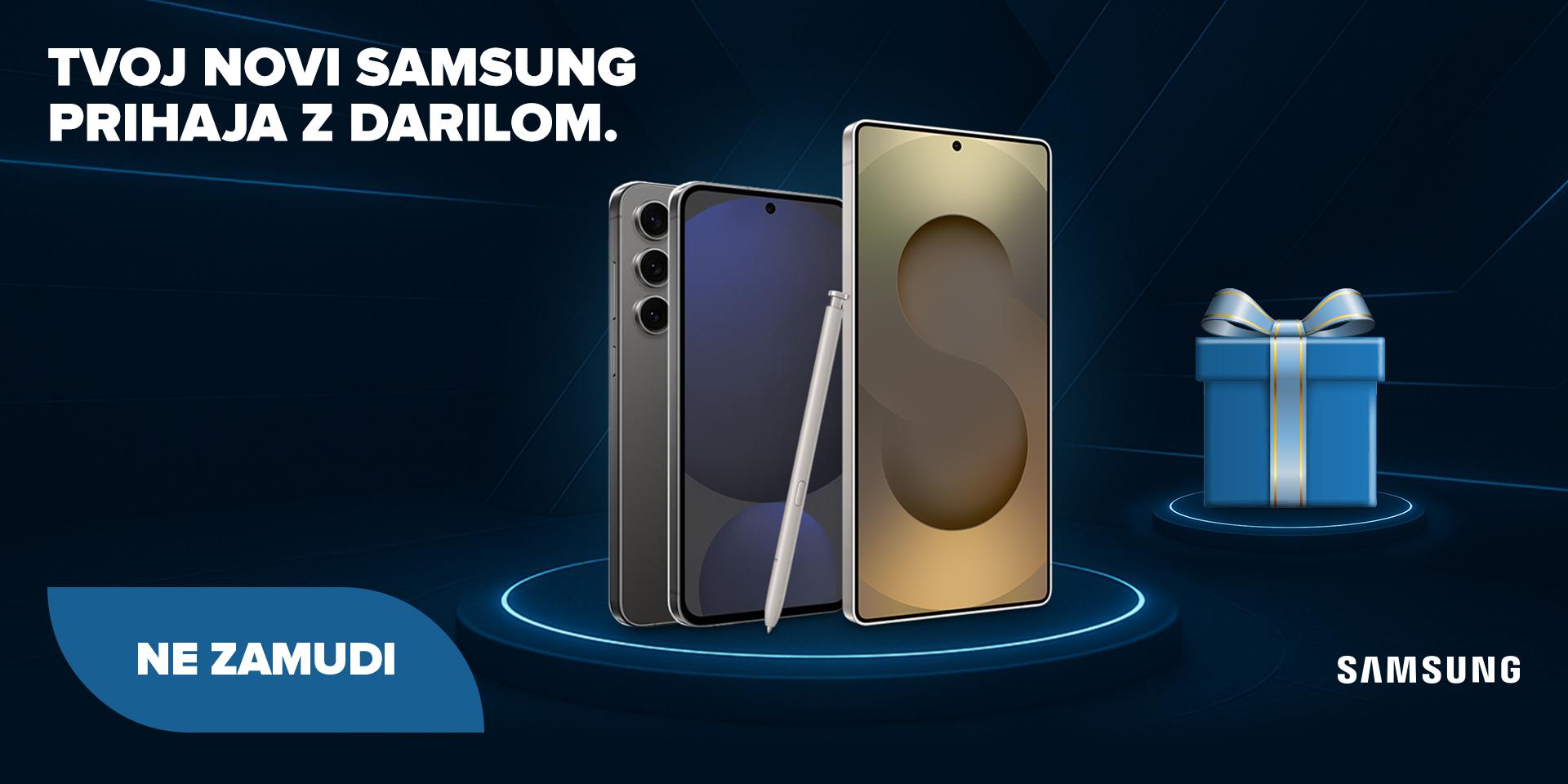 Darilo ob nakupu izbranih Samsung modelov!